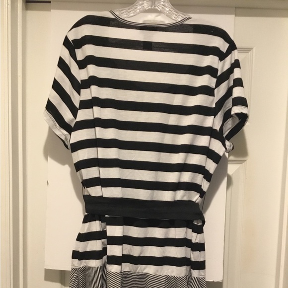 Lanebryant Women Out Shirt Black/White, Inner Shirt Black Sz 18/20 - Picture 3 of 5